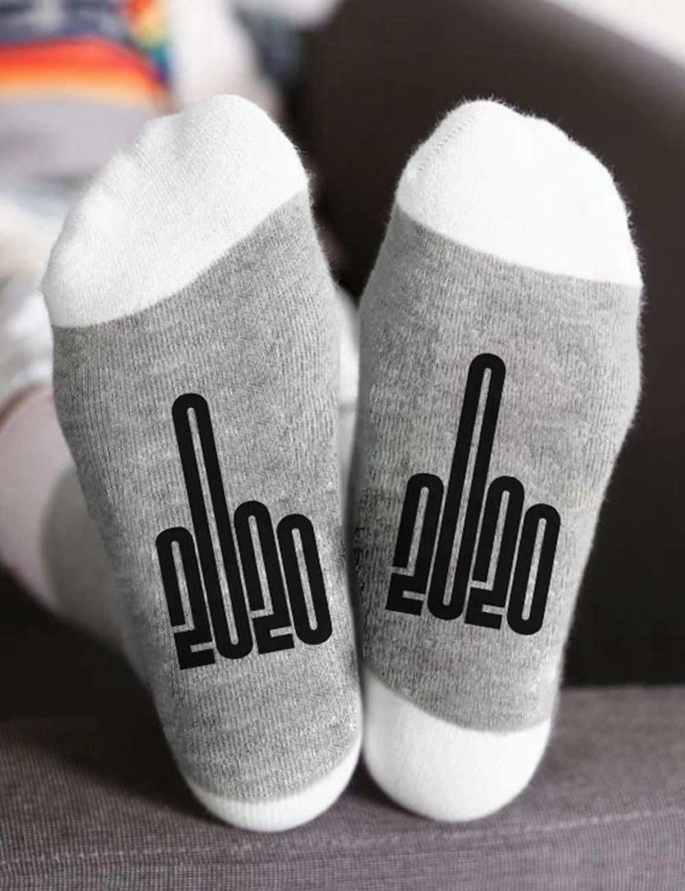 Midder Finger 2020 Socks Ankle Words Novelty Socks